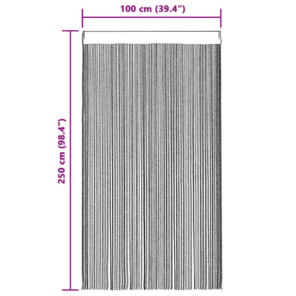 Stränggardiner 2 st turkos 100x250 cm