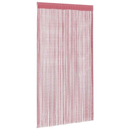 Stränggardiner 2 st rosa 100x250 cm
