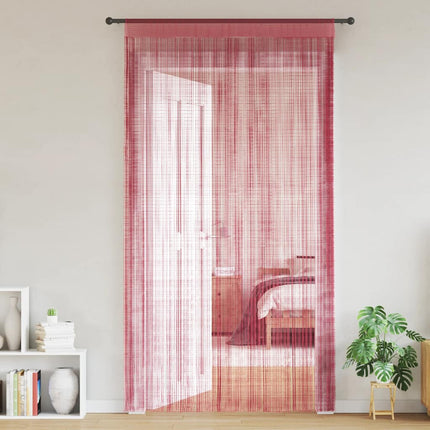 Stränggardiner 2 st rosa 100x250 cm