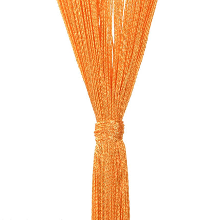 Stränggardiner 2 st orange 100x250 cm