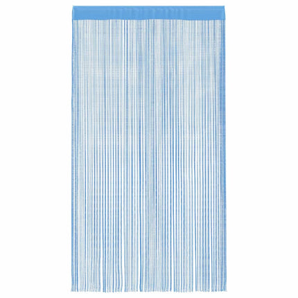 Stränggardiner 2 st ljusblå 100x250 cm