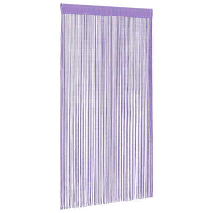 Stränggardiner 2 st lila 100x250 cm
