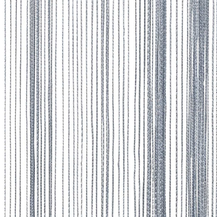 Stränggardiner 2 st ljusgrå 100x250 cm