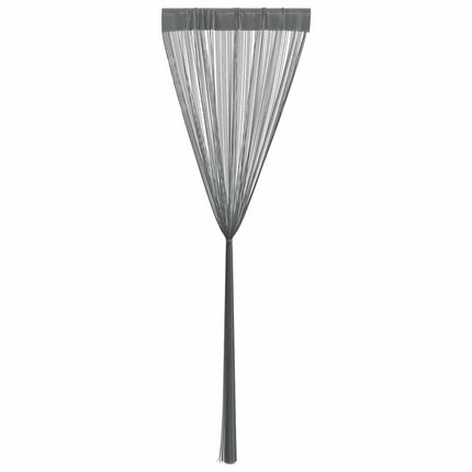 Snörgardiner 2 st antracit 100x250 cm