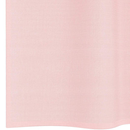 Voile gardiner med genomföringar 2 st ljusrosa 140x175 cm