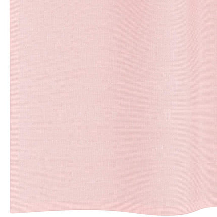 Voile gardiner med genomföringar 2 st ljusrosa 140x300 cm