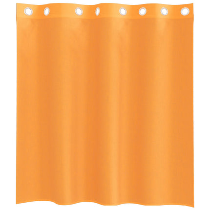 Voile gardiner med genomföringar 2 st orange 140x140 cm