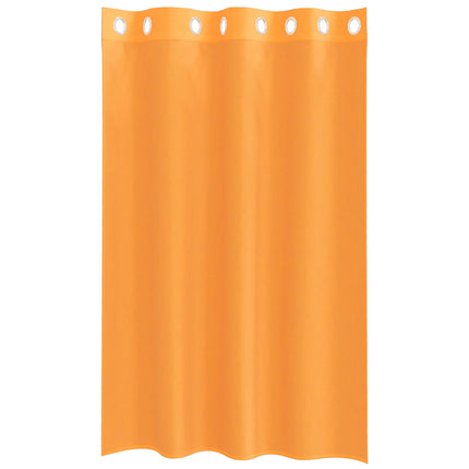 Voile gardiner med genomföringar 2 st orange 140x175 cm