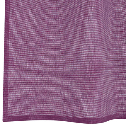 Voile gardiner med genomföringar 2 st lila 140x175 cm