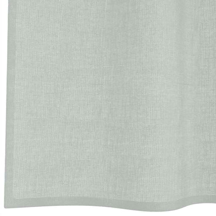 Voile gardiner med genomföringar 2 st ljusgrå 140x175 cm