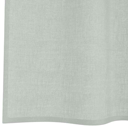 Voile gardiner med genomföringar 2 st ljusgrå 140x225 cm