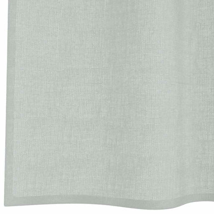 Voile gardiner med genomföringar 2 st ljusgrå 140x260 cm