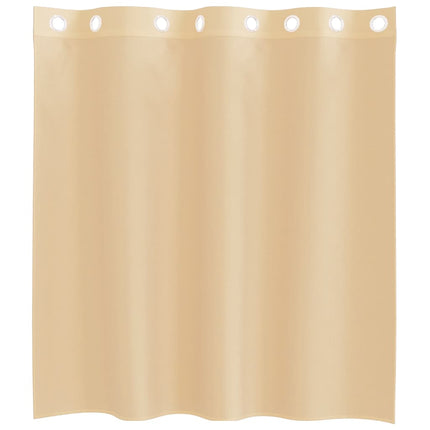 Voile gardiner med genomföringar 2 st sand