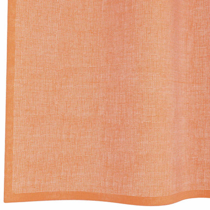 Voile gardiner med genomföringar 2 st terrakotta