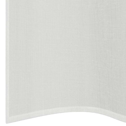 Voile gardiner med genomföringar 2 st vit