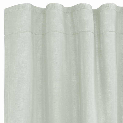 Voile gardiner med stångfickor 2 st ljusgrå