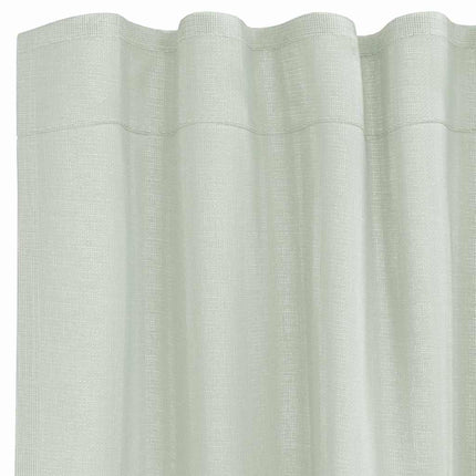 Voile gardiner med stångfickor 2 st ljusgrå