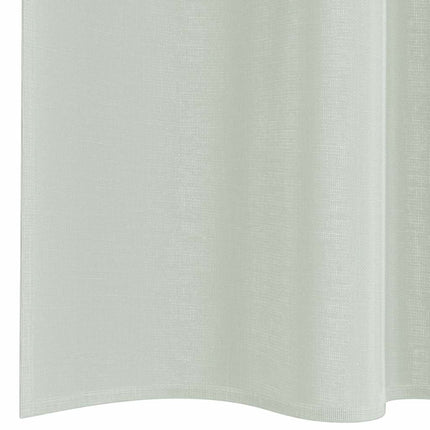 Voile gardiner med stångfickor 2 st ljusgrå