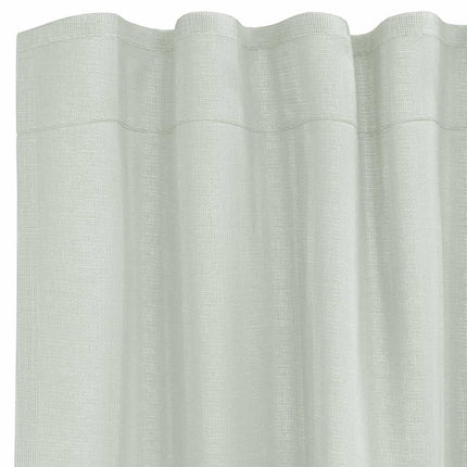 Voile gardiner med stångfickor 2 st ljusgrå