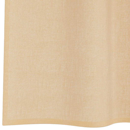 Voile gardiner med stångfickor 2 st sand