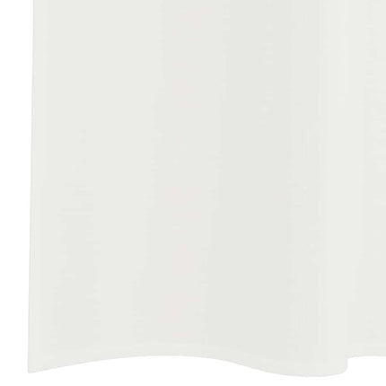 Voile gardiner med stångfickor 2 st vit