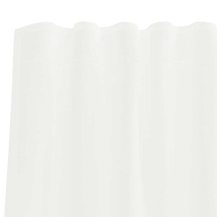 Voile gardiner med stångfickor 2 st vit