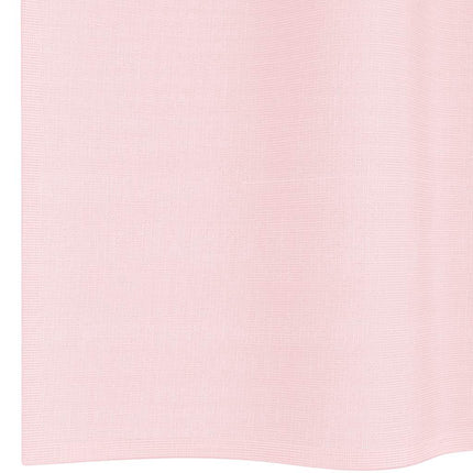 Voile gardiner med öglor 2 st ljusrosa 140x225 cm