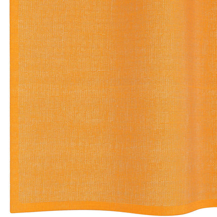 Voile gardiner med öglor 2 st orange 140x140 cm
