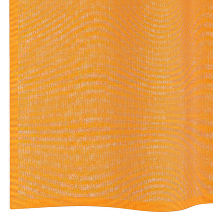 Voile gardiner med öglor 2 st, orange 140x245 cm