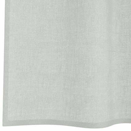 Voile gardiner med öglor 2 st ljusgrå 140x225 cm