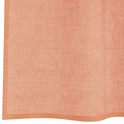 Voile gardiner med öglor 2 st terrakotta 140x140 cm