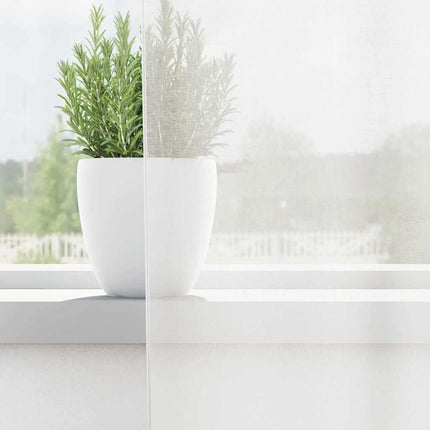 Voile gardiner med öglor 2 st vit 140x140 cm