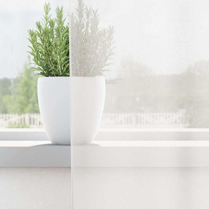 Voile gardiner med öglor 2 st vit 140x260 cm