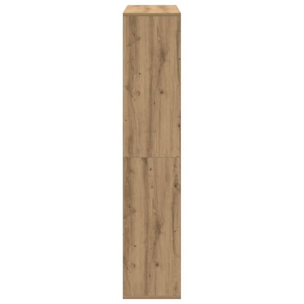 Bokhylla ek 102x29x143 cm konstruerat trä