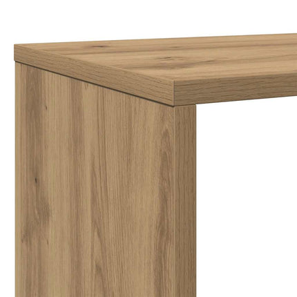 Bokhylla ek 102x29x143 cm konstruerat trä