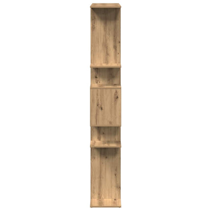 Bokhylla ek 92x29x188 cm konstruerat trä