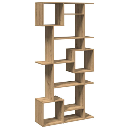 Bokhylla ek 92x29x188 cm konstruerat trä