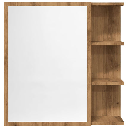 Spegelskåp för badrum artisan ek 62,5x20,5x64cm konstruerat trä