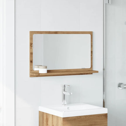 Spegelskåp för badrum artisan ek 60x11x37 cm konstruerat trä