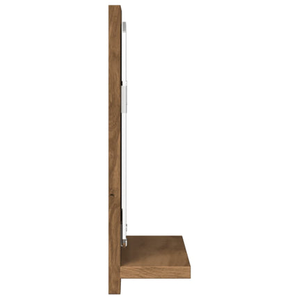 Spegelskåp för badrum artisan ek 60x11x37 cm konstruerat trä