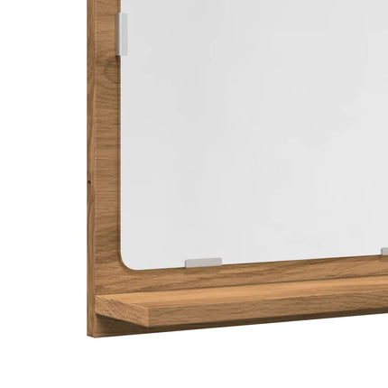 Spegelskåp för badrum artisan ek 60x11x37 cm konstruerat trä