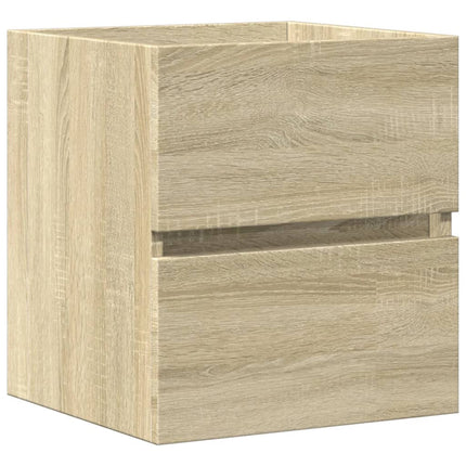 Tvättställsskåp sonoma-ek 41x38,5x45 cm konstruerat trä