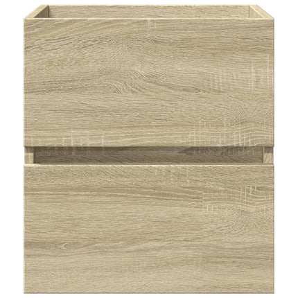 Tvättställsskåp sonoma-ek 41x38,5x45 cm konstruerat trä
