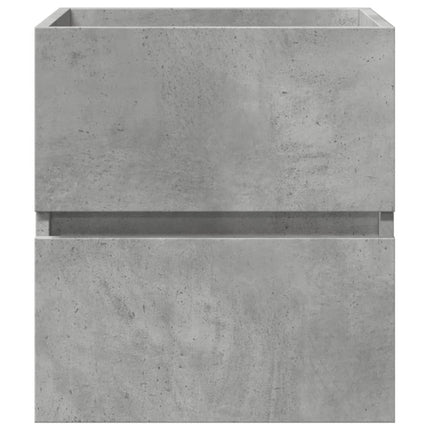 Tvättställsskåp betonggrå 41x38,5x45 cm konstruerat trä
