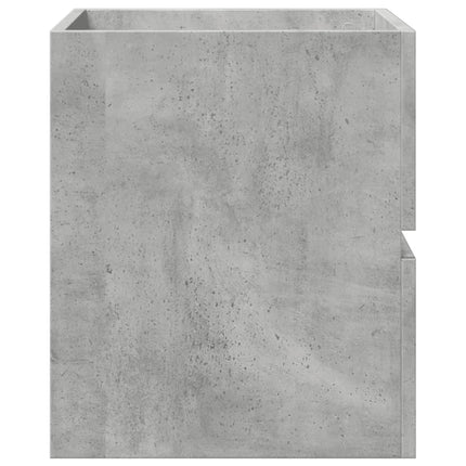 Tvättställsskåp betonggrå 41x38,5x45 cm konstruerat trä
