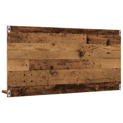 Spegelskåp för badrum åldrat trä 90x11x45 cm konstruerat trä