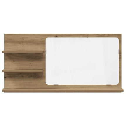 Spegelskåp för badrum artisan ek 90x11x45 cm konstruerat trä