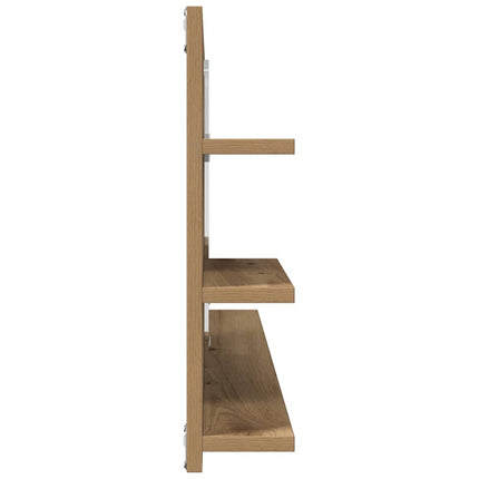 Spegelskåp för badrum artisan ek 90x11x45 cm konstruerat trä