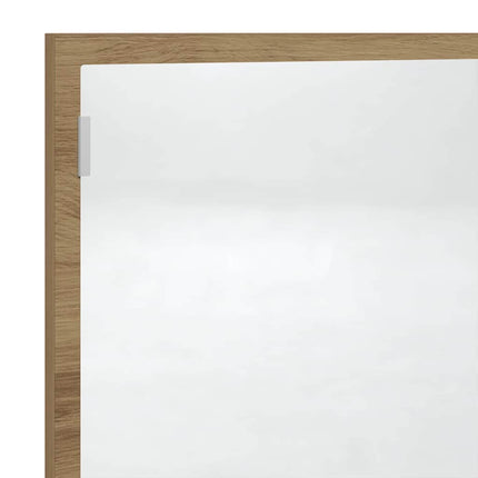 Badrumsspegel med LED artisan ek 100x8,5x37 cm konstruerat trä