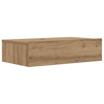 Tv-bänk med LED-belysning artisan ek 60x35x15,5 cm